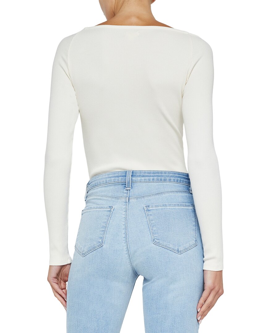 L’Agence Winona Wd V-Neck Bodysuit