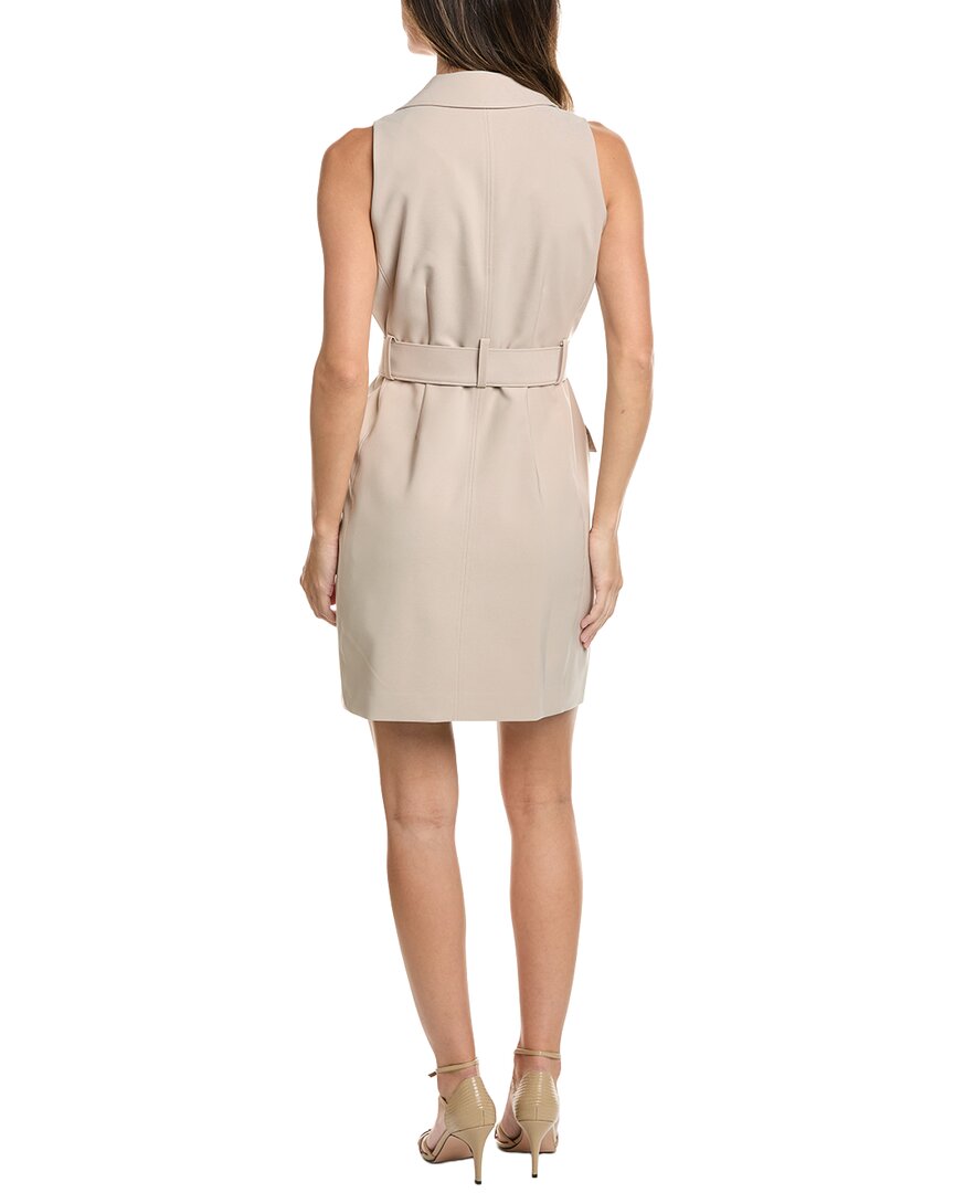 Kenneth Cole Notched Lapel Utility Dress