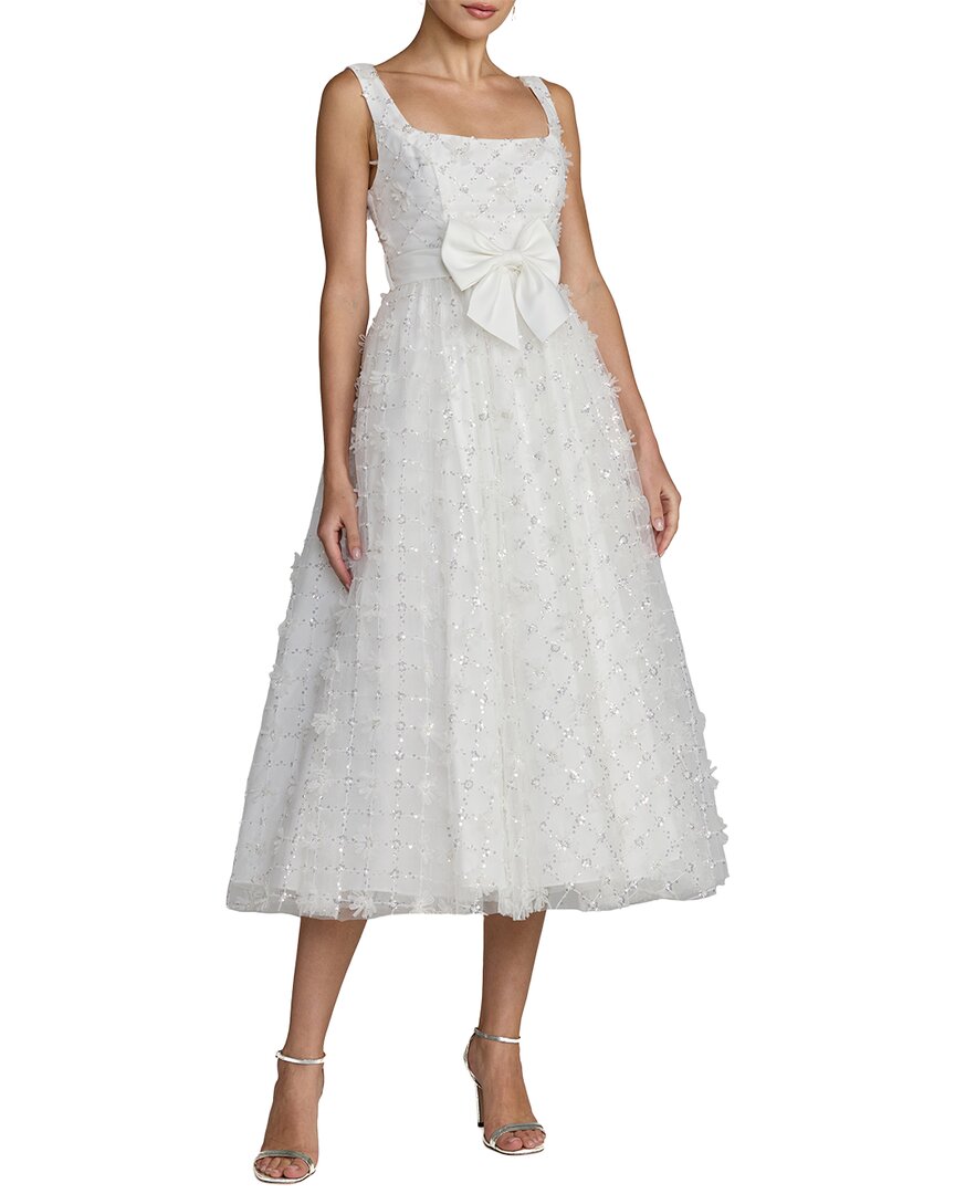 Mac Duggal Embellished Tulle Midi Dress