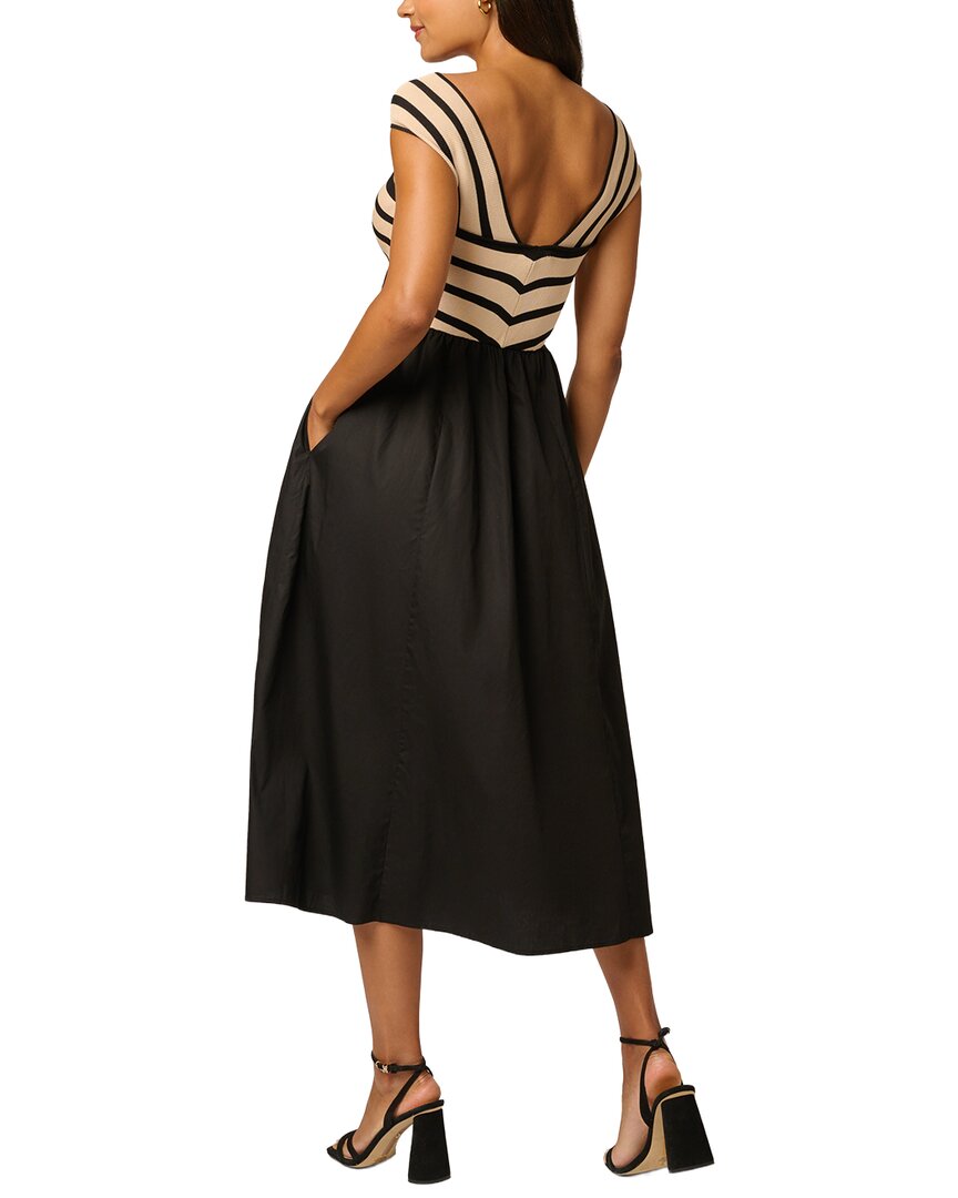Adrianna Papell Short Sleeve Midi Dress