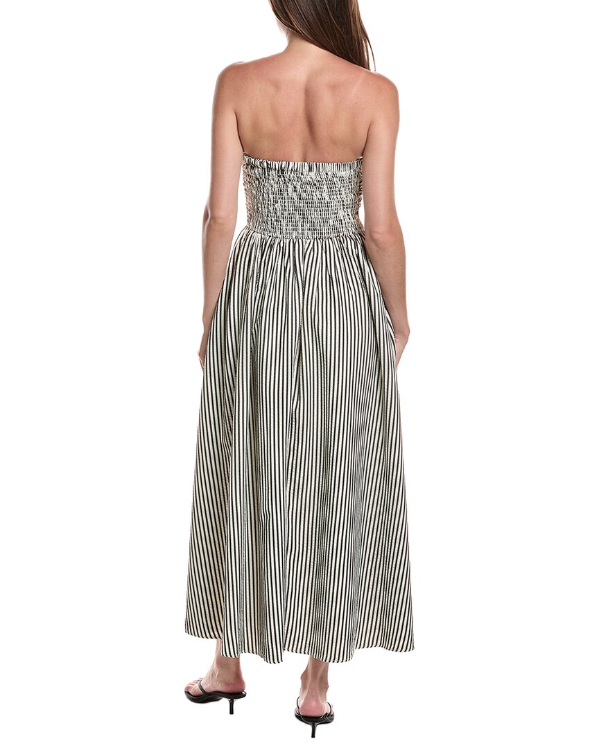 Layered With Love Layered With Love Strapless Striped Maxi Dress
