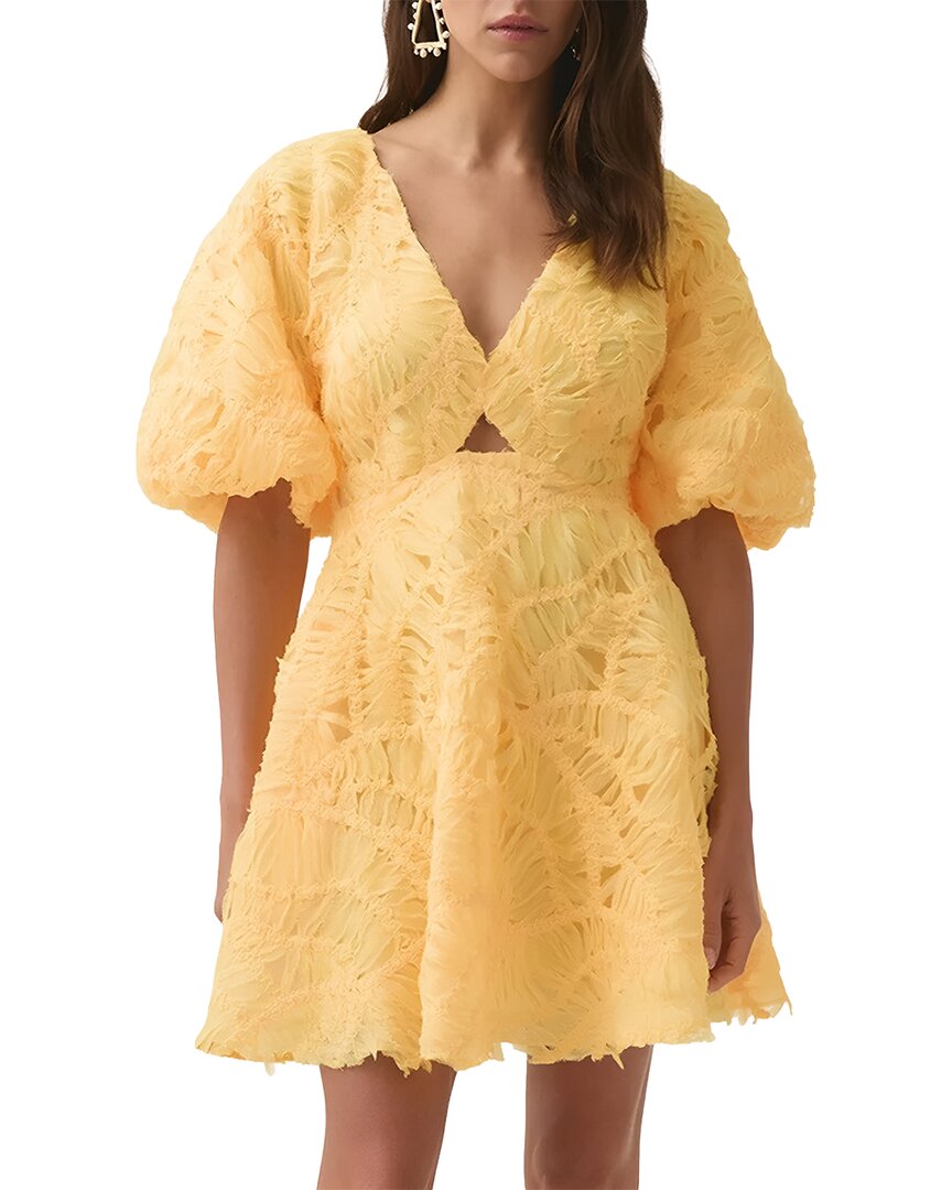 Mira Richi Solid Mini Dress