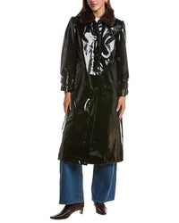 Jane Post Long Raincoat