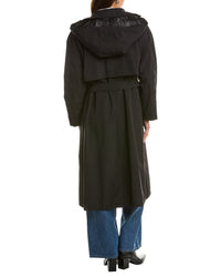 Jane Post Asymmetrical Trench Coat
