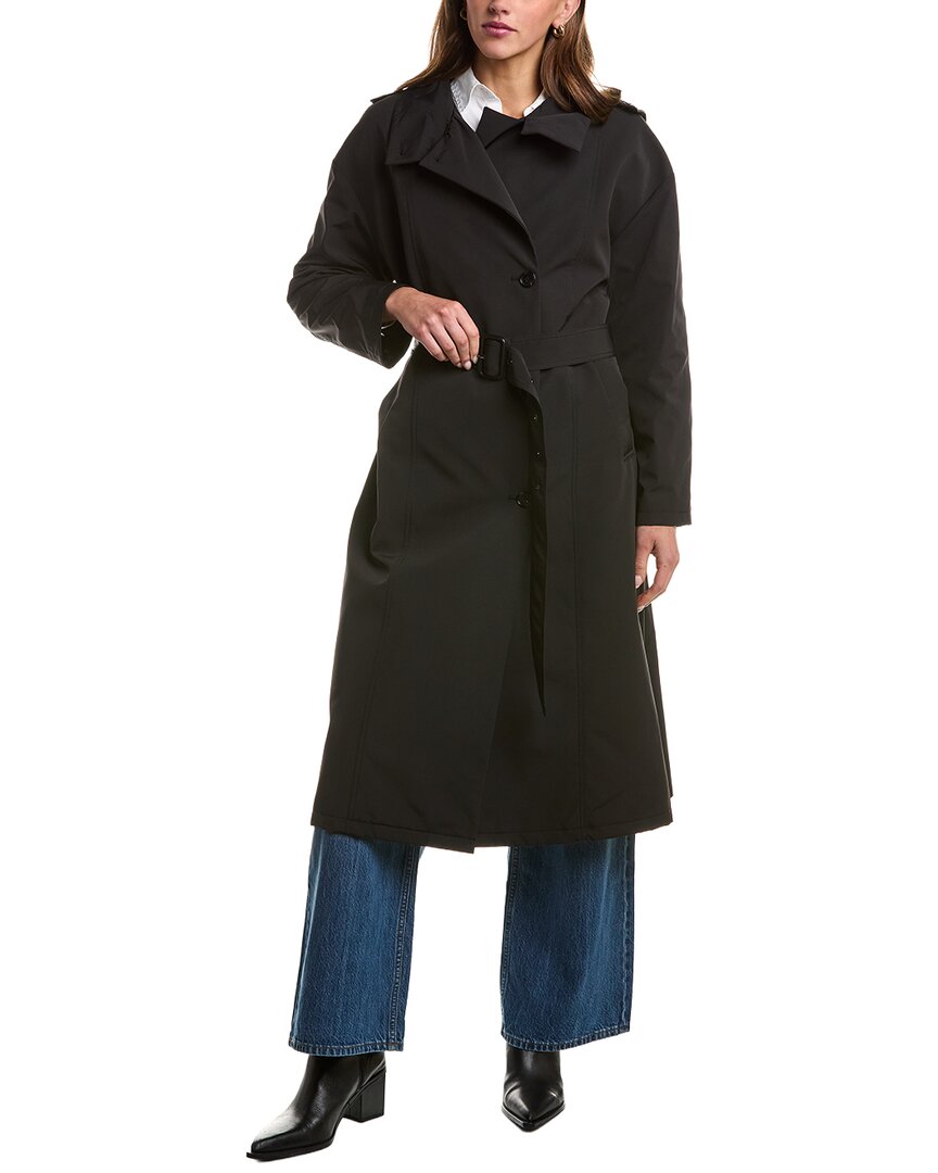 Jane Post Asymmetrical Trench Coat