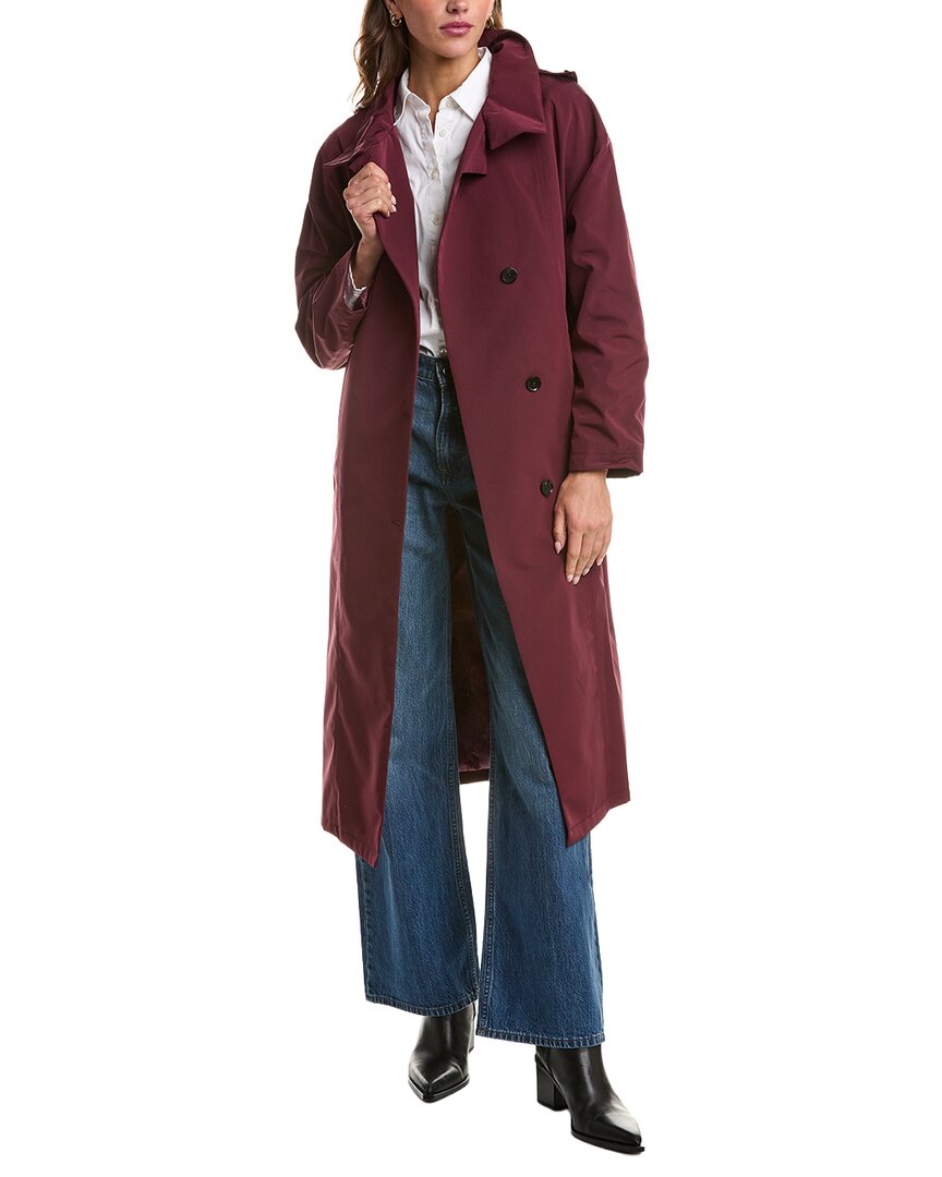 Jane Post Asymmetrical Trench Coat