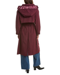 Jane Post Asymmetrical Trench Coat