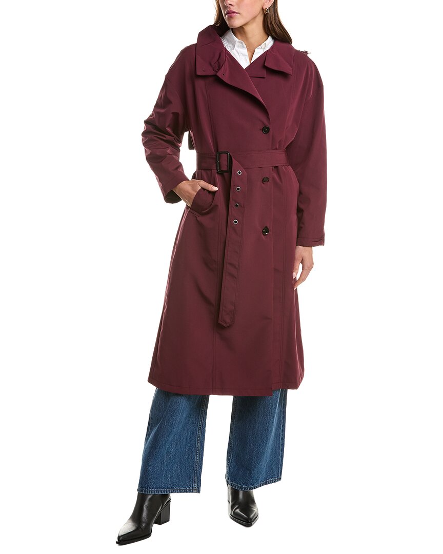 Jane Post Asymmetrical Trench Coat