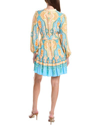 Adrianna Papell Belted Balloon Sleeve Shirtdress