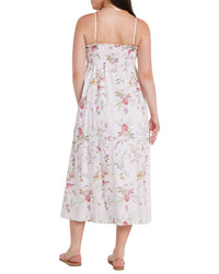 Hermoza Margot Smocked Midi Dress