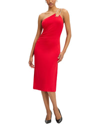 Hervé Léger Strappy Jersey Midi Dress