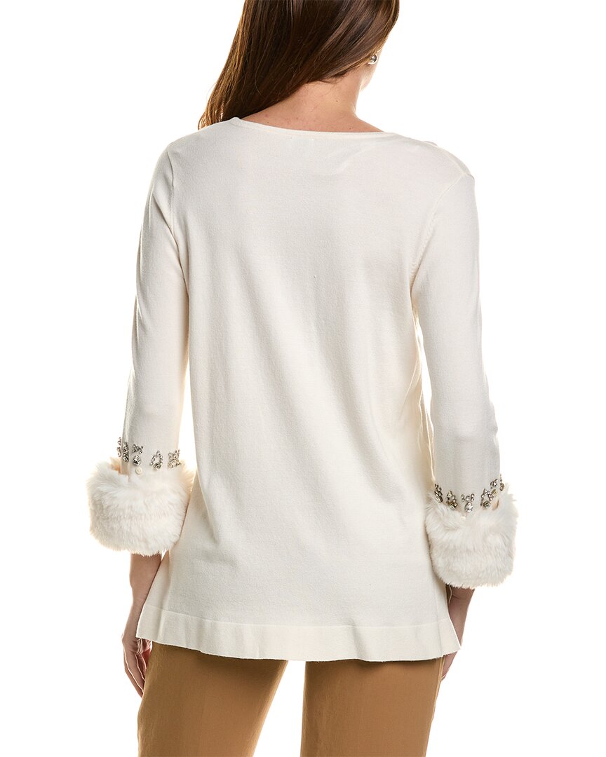 Anne Klein Embellished Sweater