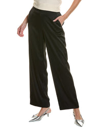 Anne Klein Wide Leg Pant Black Regular 0 (XS)