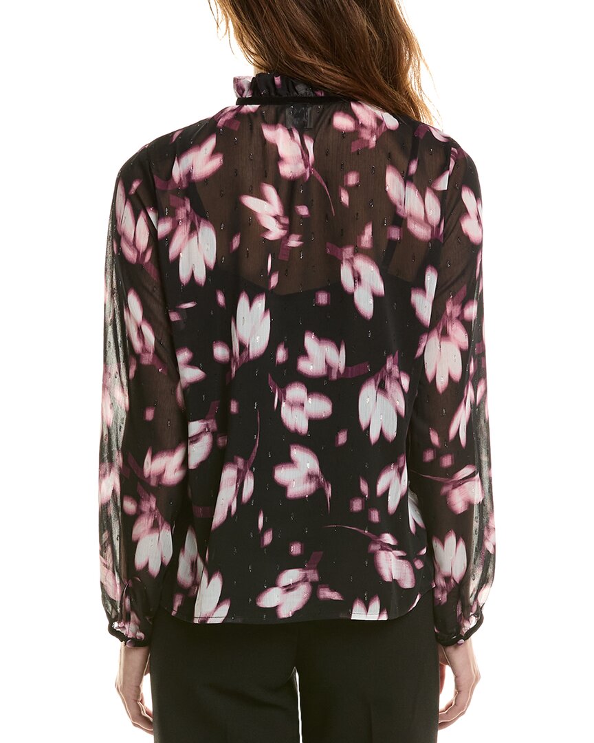Anne Klein Ruffle Neck Blouse
