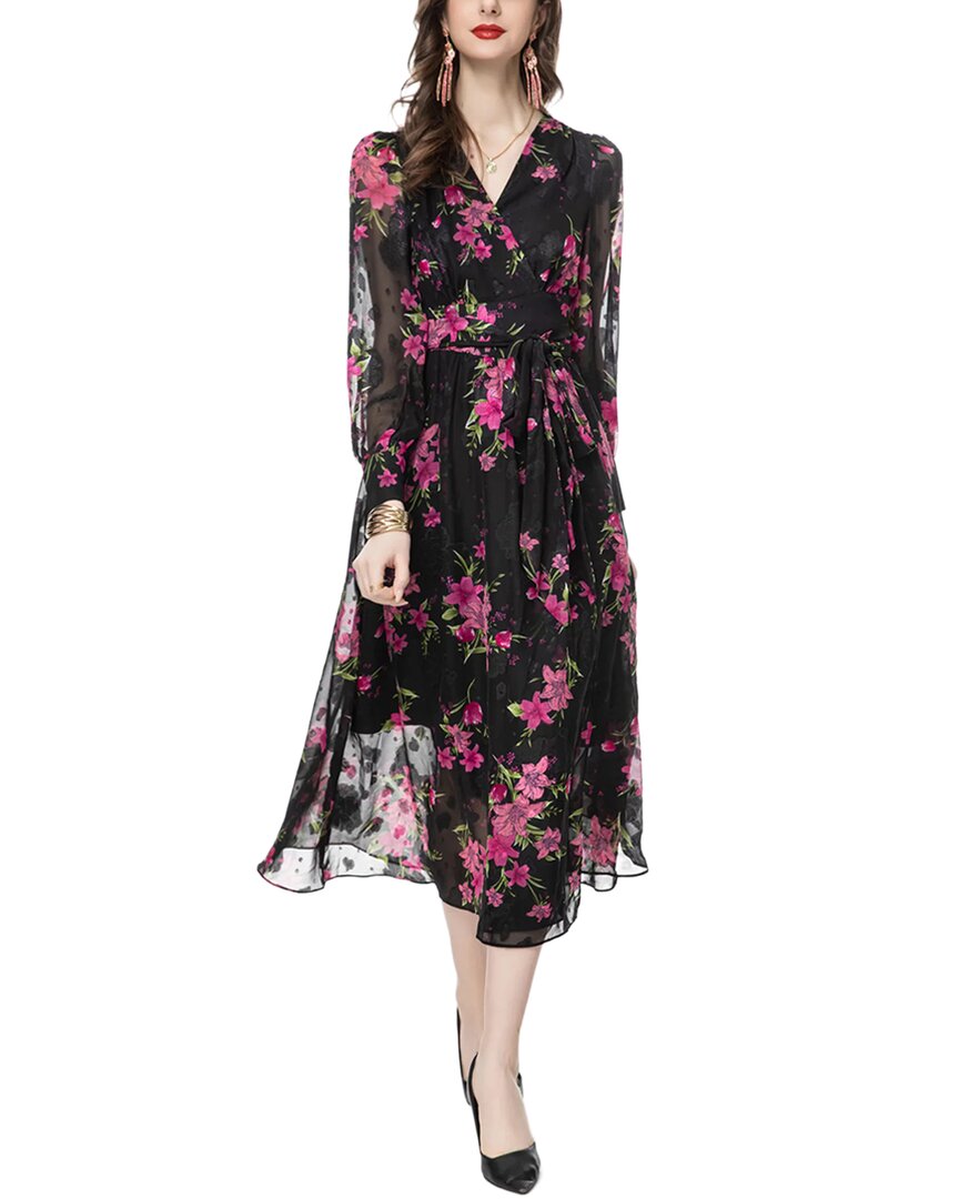 Burryco Black Midi Dress