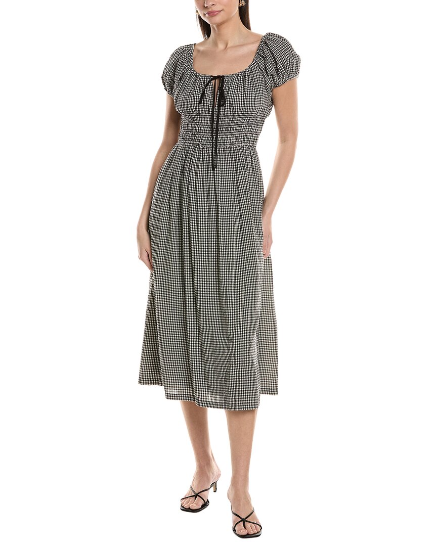 Jl Luxe Short Sleeve Midi Dress