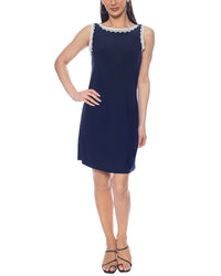 Tash + Sophie Ity Boatneck Lace Detail Dress