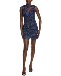 Sam Edelman Sam Edelman Leafy Rose Outlined Mini Dress