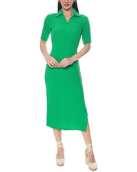 Tash + Sophie Elbow Sleeve Collared Dress
