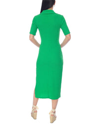 Tash + Sophie Elbow Sleeve Collared Dress