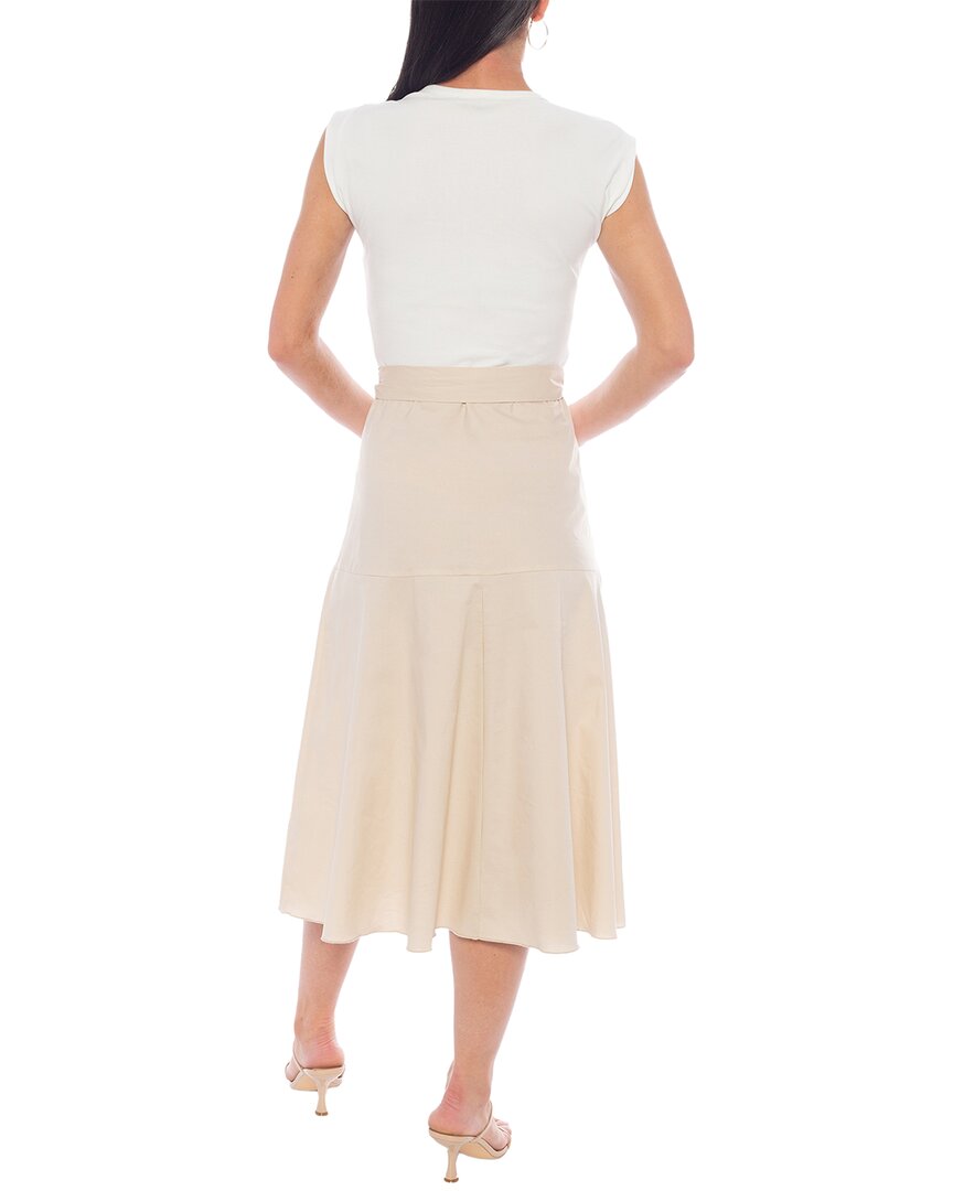 Tash + Sophie Extended Shoulder Twofer Dress