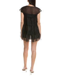 Jl Luxe Solid Short Sleeve Mini Dress