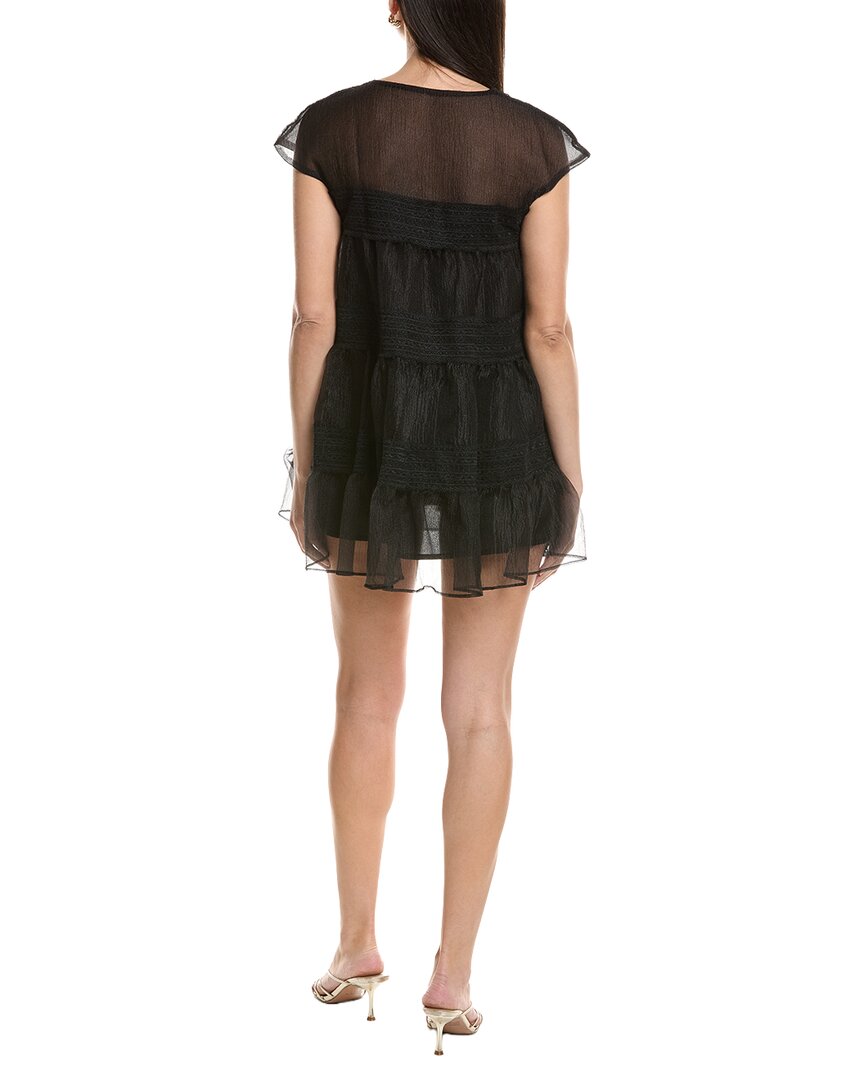Jl Luxe Solid Short Sleeve Mini Dress