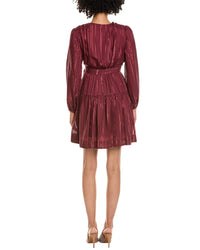 Taylor Shadow Stripe Wrap Dress