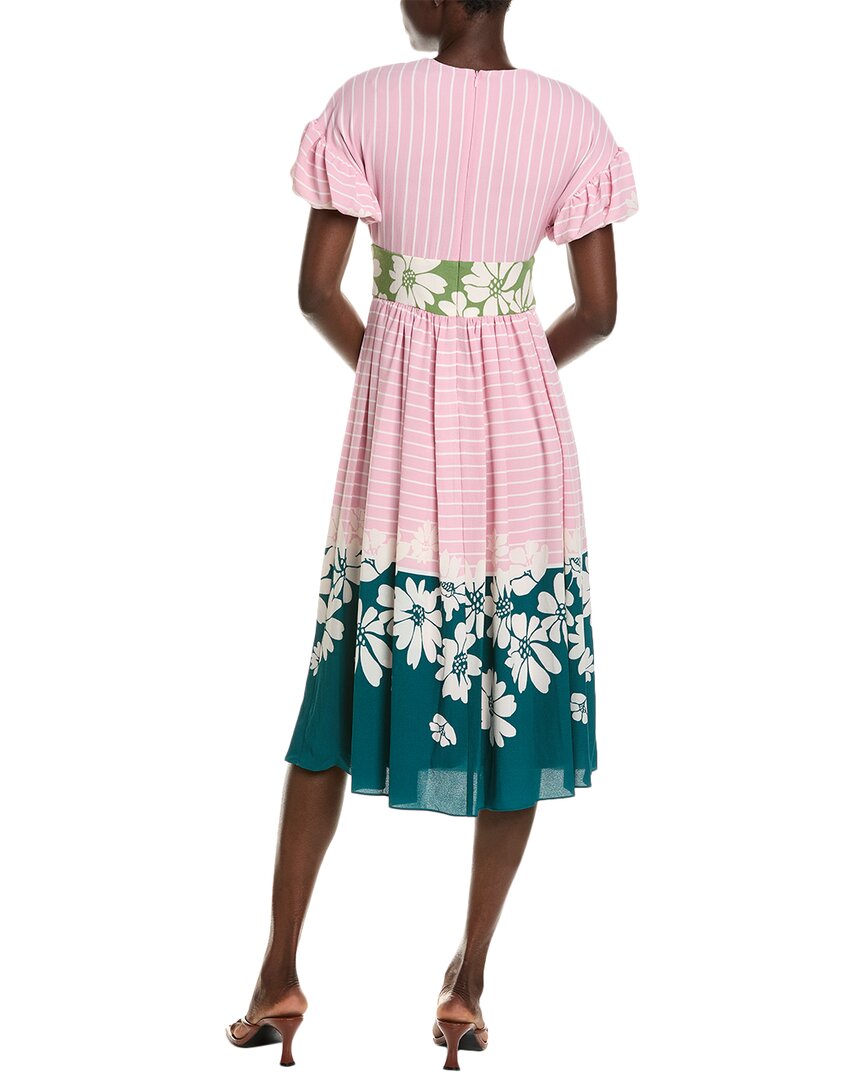 Maison Tara Ghost Crepe Midi Dress