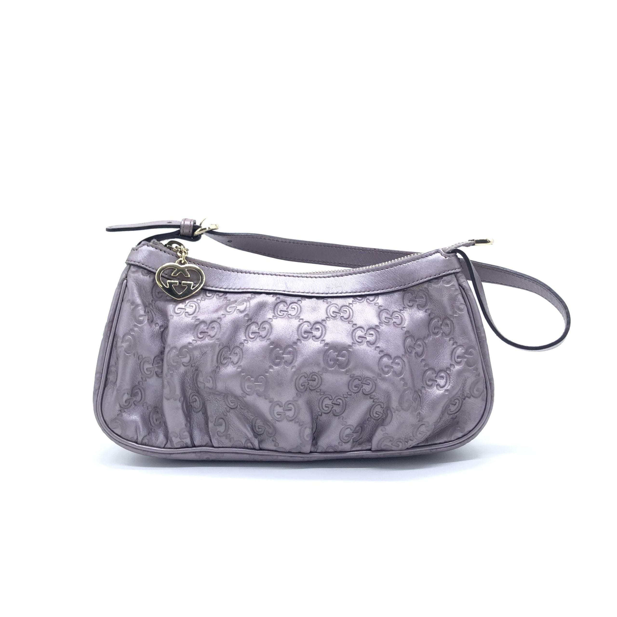 Gucci Metallic Guccissima Lovely Shoulder Women's Bag (Authentic Pre-Loved)