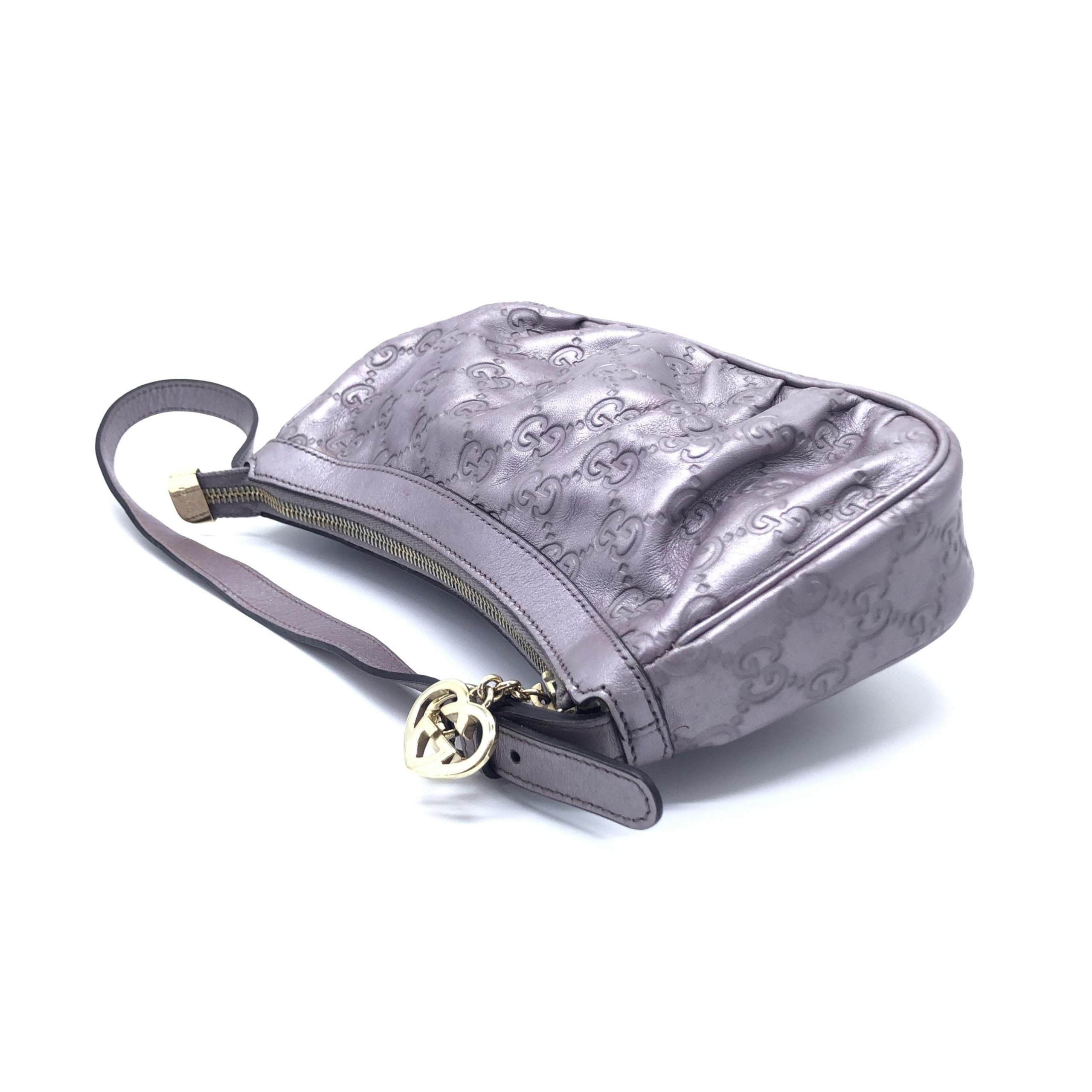 Gucci Metallic Guccissima Lovely Shoulder Women's Bag (Authentic Pre-Loved)