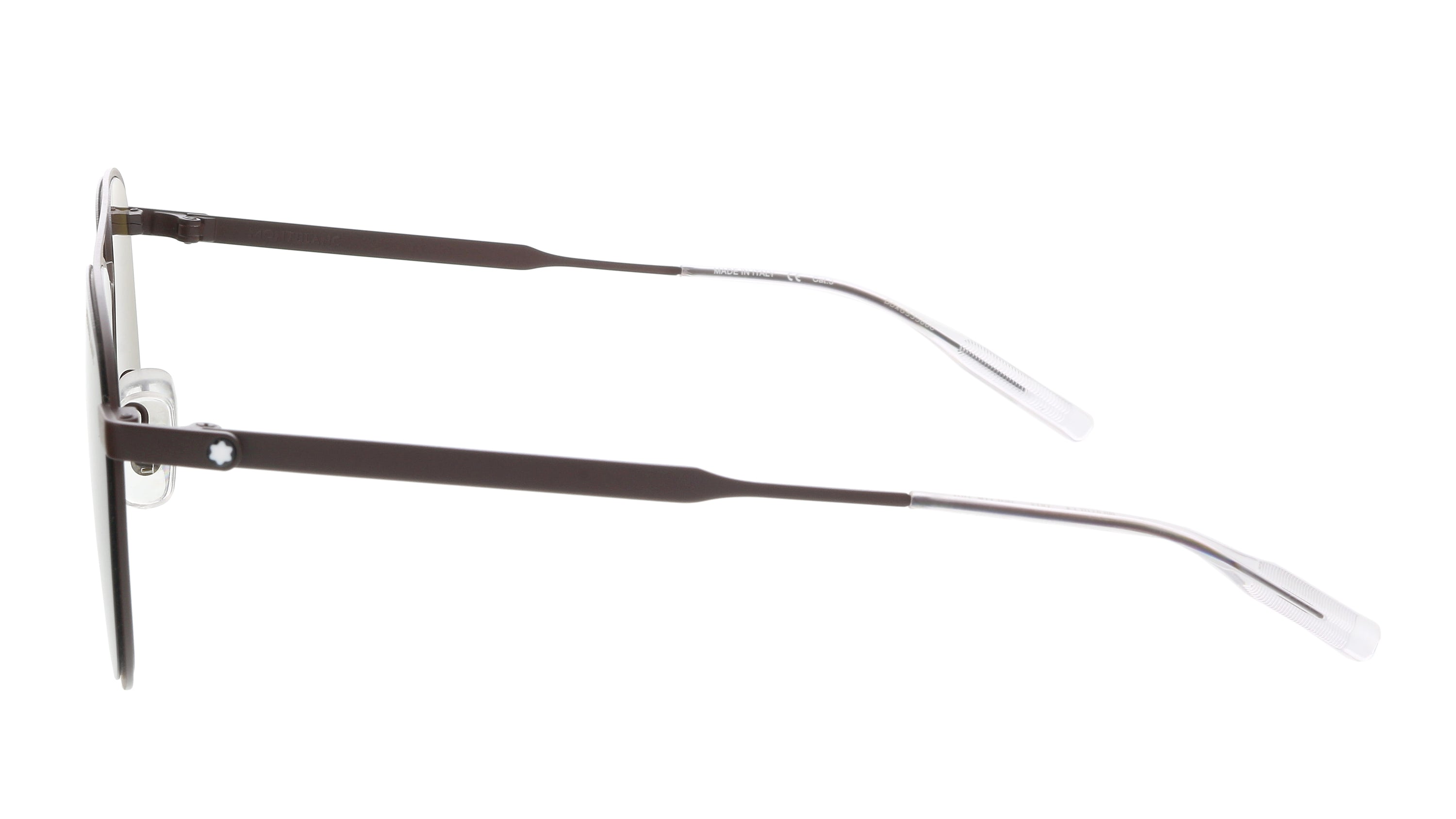 Montblanc Brown Aviator Sunglasses