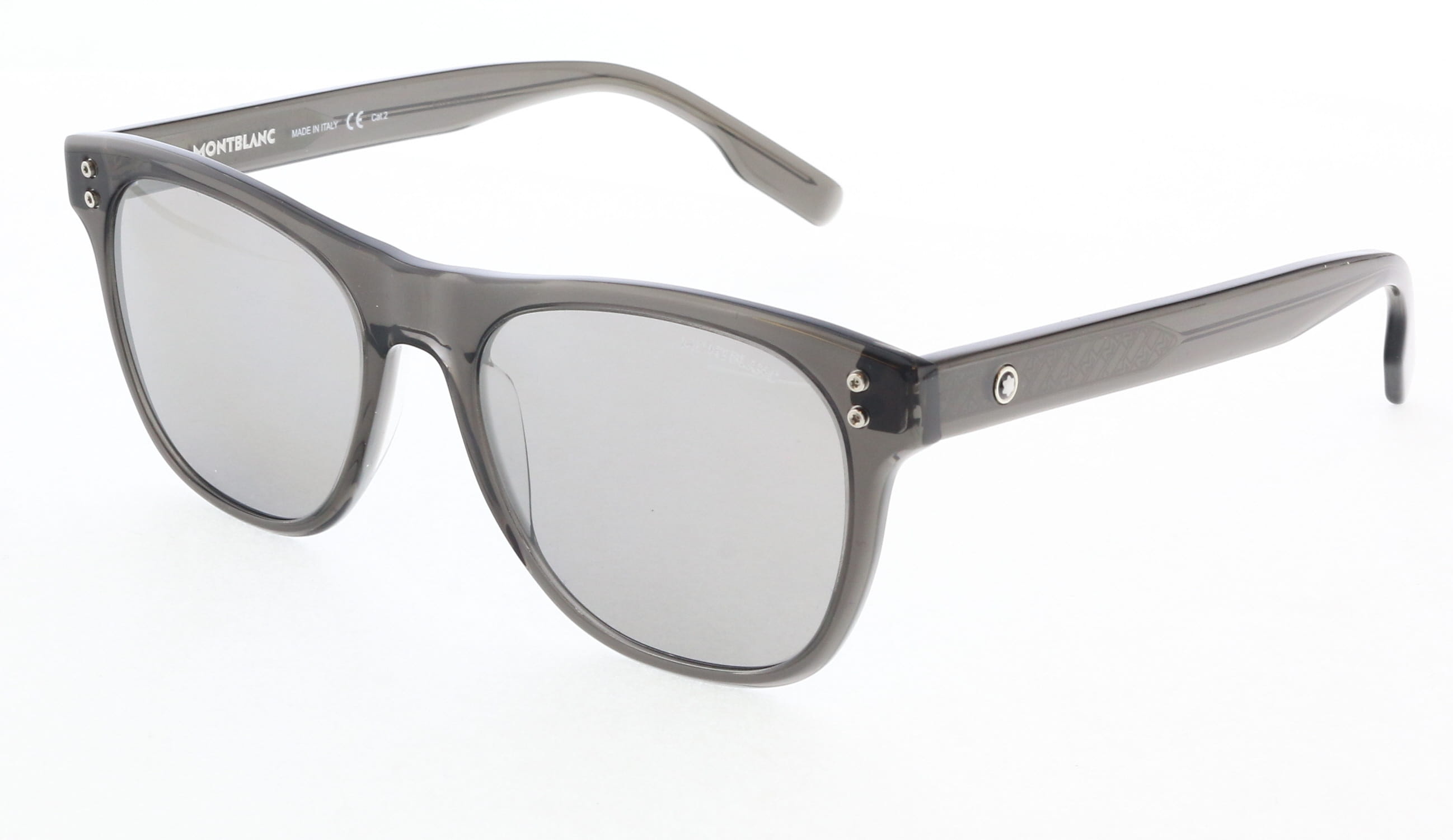 Montblanc Grey Square Sunglasses
