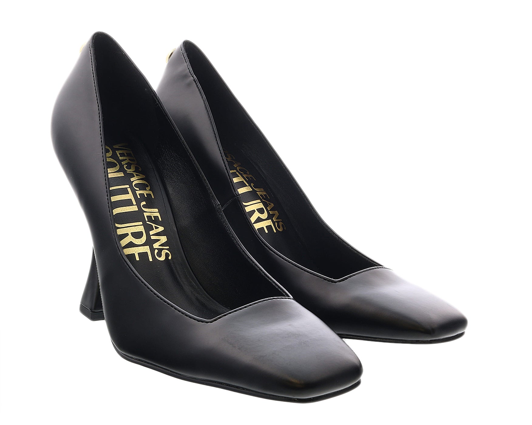 Versace Jeans Couture Black High Heel Classic Pump-