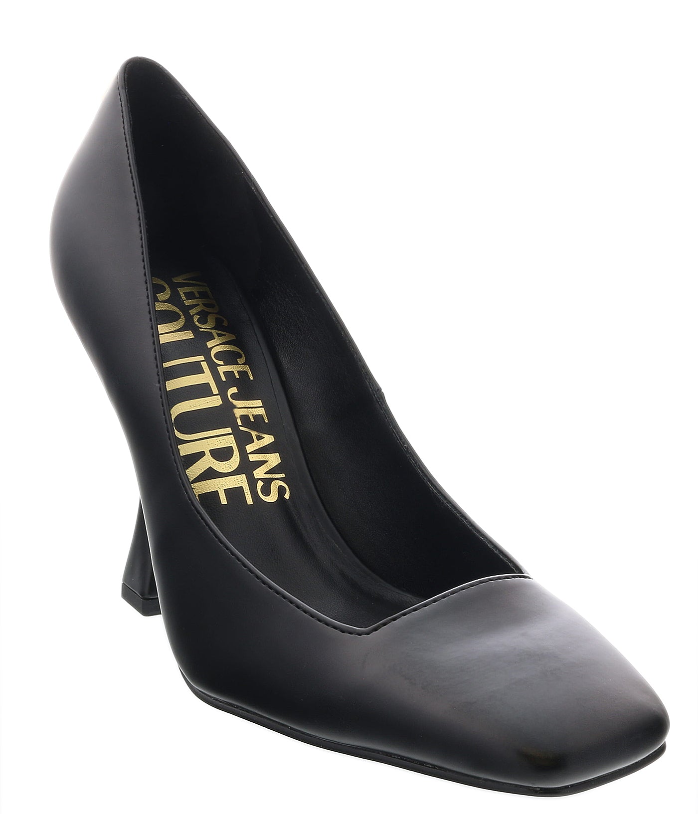 Versace Jeans Couture Black High Heel Classic Pump-