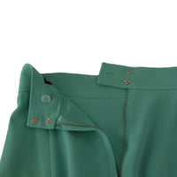 Dolce & Gabbana Mint Green Viscose Pencil Cut Midi Women's Skirt