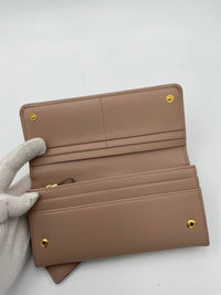 Prada PRADA Powder Saffiano with Card Holder Wallet (Authentic Pre-Loved)