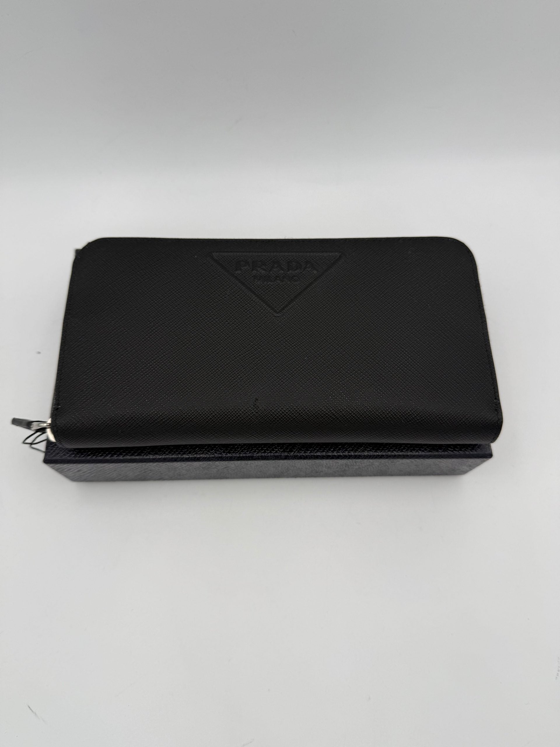 Prada PRADA Zip in Saffiano Leather Wallet (Authentic Pre-Loved)