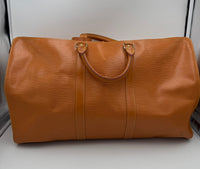 Louis Vuitton LOUIS VUITTON KEEPALL 50 in Brown EPI Leather Handbag (Authentic Pre-Loved)