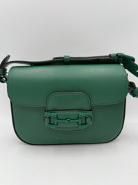 Gucci GUCCI HORSEBIT 1955 Emerald Women's Handbag (Authentic Pre-Loved)