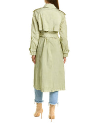 Burberry Garment Dyed Nylon Trench Coat