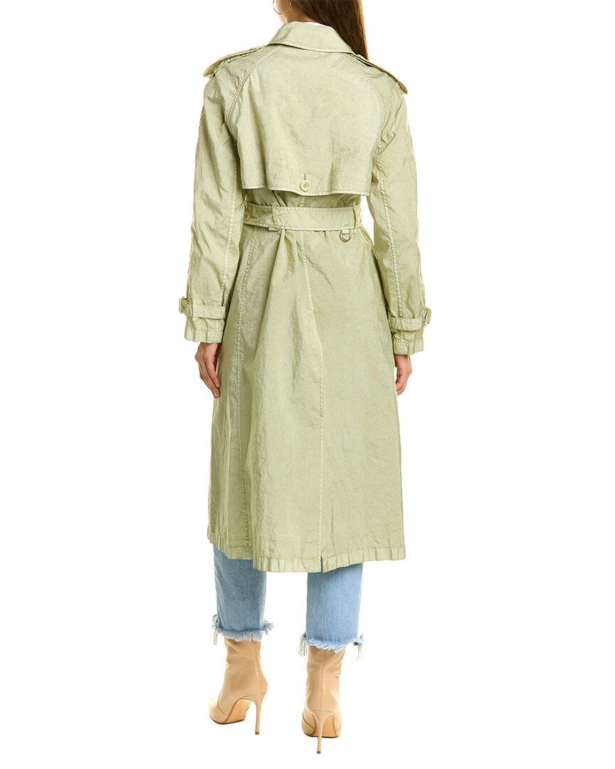 Burberry Garment Dyed Nylon Trench Coat