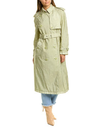 Burberry Garment Dyed Nylon Trench Coat