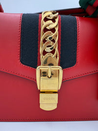 Gucci GUCCI SYLVIE Red Women's Handbag (Authentic Pre-Loved)