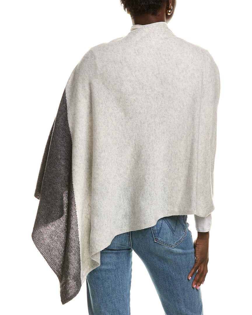 La Fiorentina Two Tone Wool & Cashmere-Blend Wrap