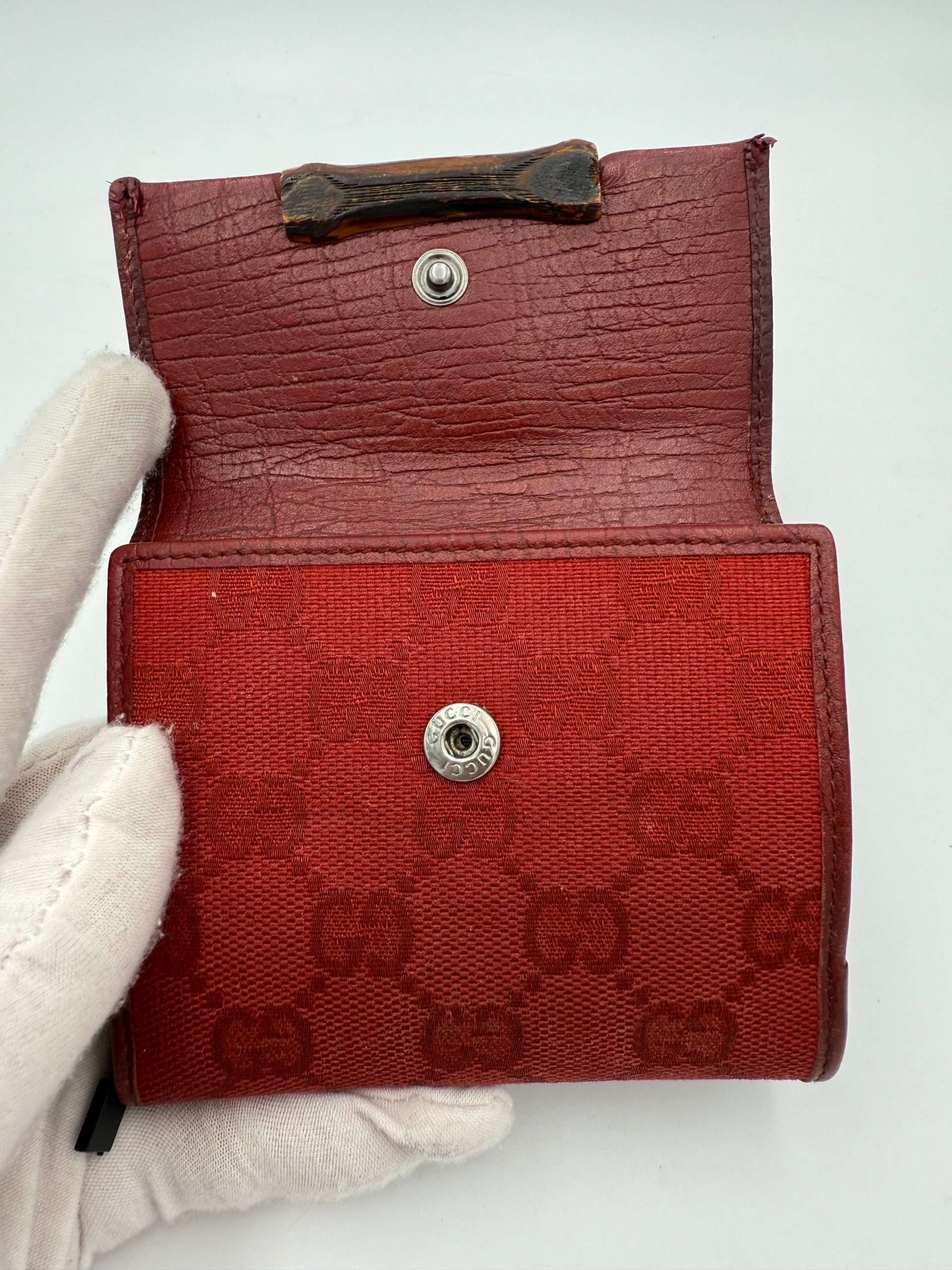Gucci GUCCI GG Canvas Compact Wallet (Authentic Pre-Loved)
