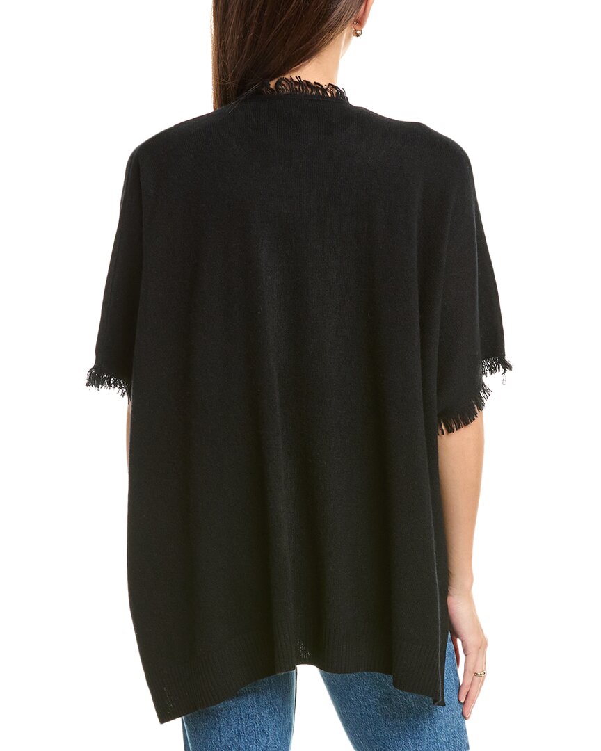 Amicale Cashmere Fringe Cashmere Cape