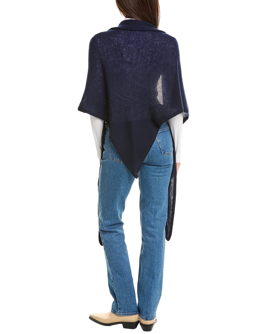 Amicale Cashmere Jersey Triangle Cashmere Wrap