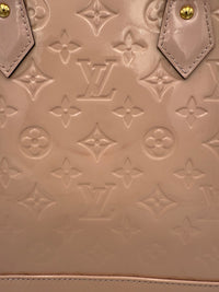 Louis Vuitton LOUIS VUITTON Alma MM Pink Patent Monogram Handbag (Authentic Pre-Loved)