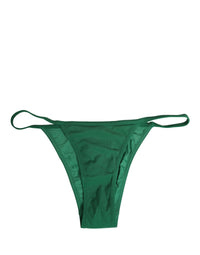 Dolce & Gabbana Green Nylon Bottom Beachwear Bikini Women's Swimwear